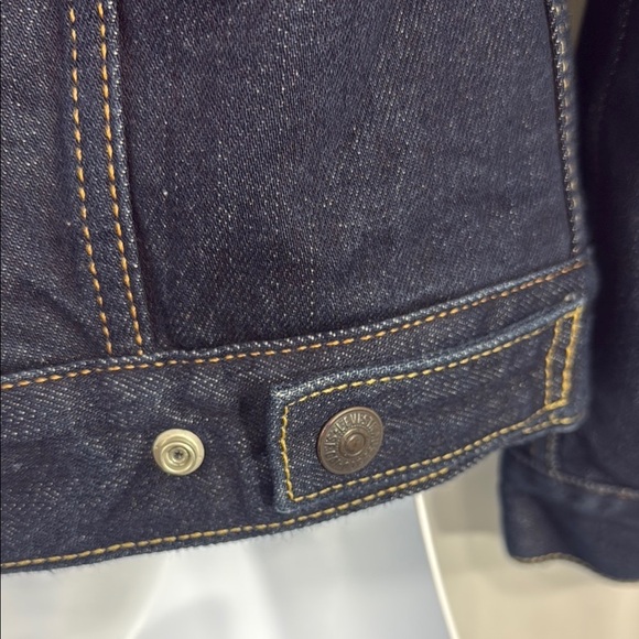 Levi’s Red Tab Sherpa Denim Jacket Wool Lined XS - Picture 12 of 14